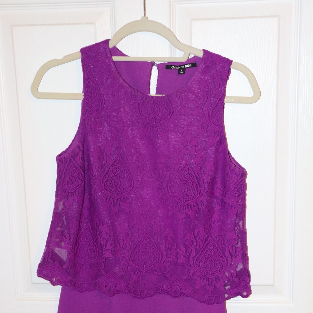 Gianni Bini Purple mini dress